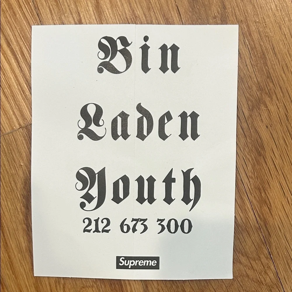 Supreme Yellow and Black Trading Card